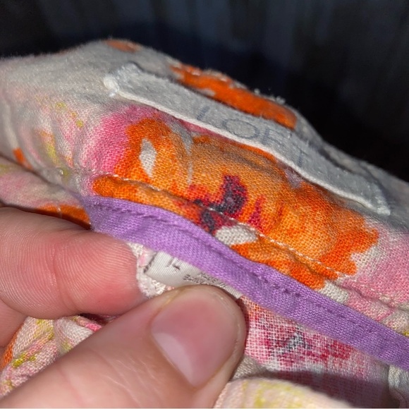 Loft Watercolor Floral Linen Blend Shorts - Picture 8 of 8